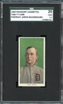 1909-11 T206 Ty Cobb Portrait, Green Background SGC 20 FAIR 1.5