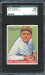 1933 Goudey #181 Babe Ruth SGC 80 EX/NM 6