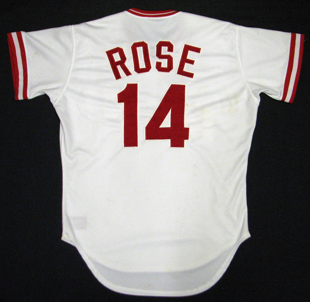 Lot Detail - 1987 Pete Rose Cincinnati Reds Game-Used Coach's Jersey