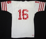 1979-81 Joe Montana San Francisco 49ers Game Worn Rookie Era Jersey MEARS A10