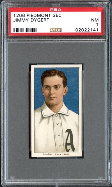 1909-11 T206 Jimmy Dygert PSA 7 NM