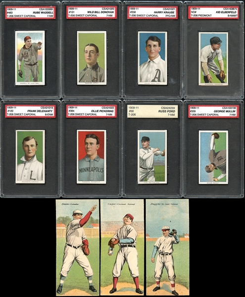 1909-11 High Grade Tobacco Group of (11) Cards