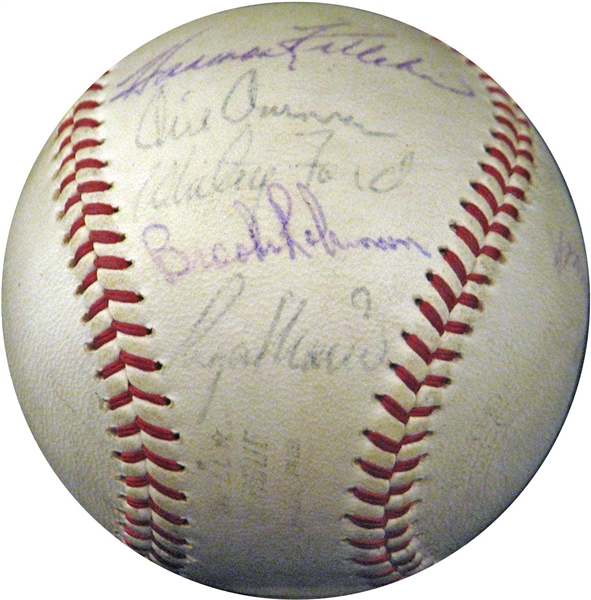 1961 American League All-Star Team-Signed OAL (Cronin) Ball with (16) Signatures Featuring Maris
