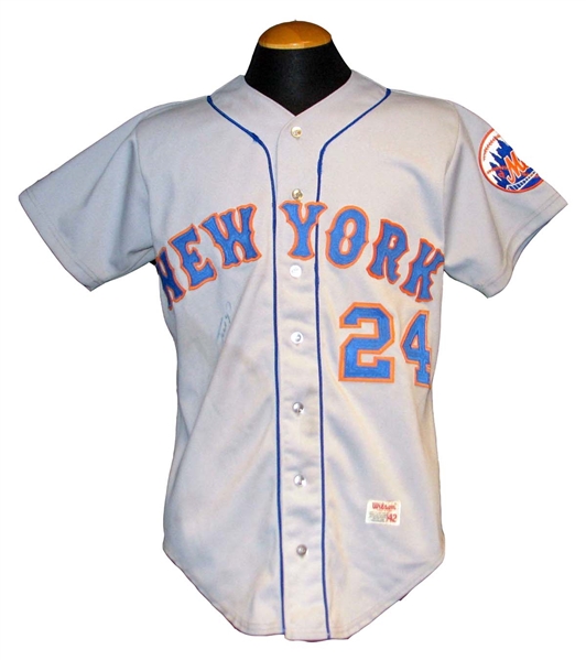 1973 Willie Mays New York Mets Game-Used and Signed Jersey From His Final Season 