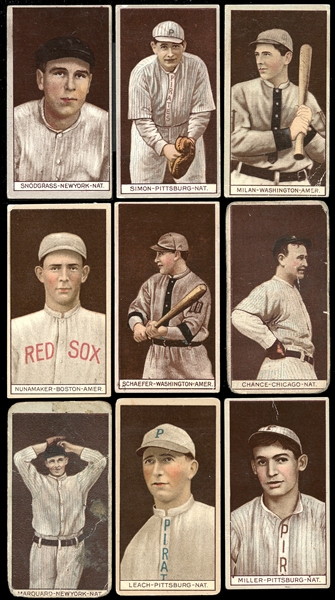 1912 T207 Brown Background Group of (26)