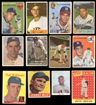 1950s Shoebox Collection of (510) Cards with HOFers