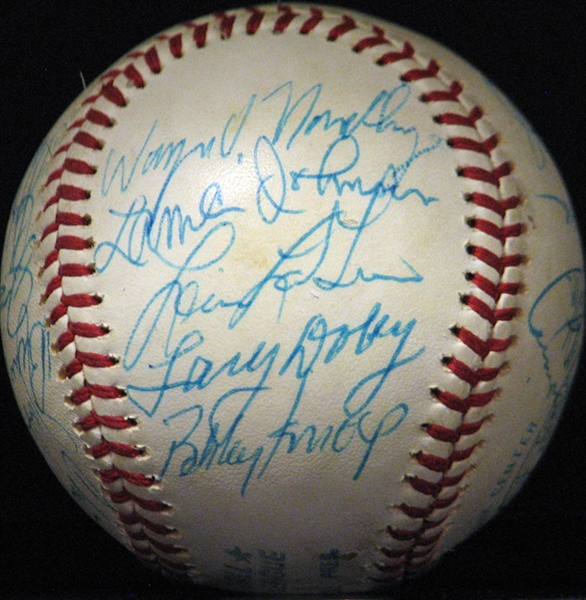 1977 Chicago White Sox Team-Signed OAL MacPhail Ball with (21) Signatures Featuring Larry Doby