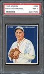 1933 Goudey #235 Fred Fitzsimmons PSA 7 NM