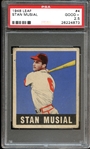 1948 Leaf #4 Stan Musial PSA 2.5 GOOD+