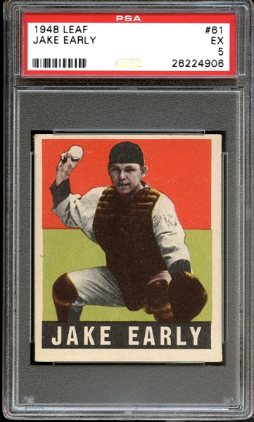1948 Leaf #61 Jake Early PSA 5 EX