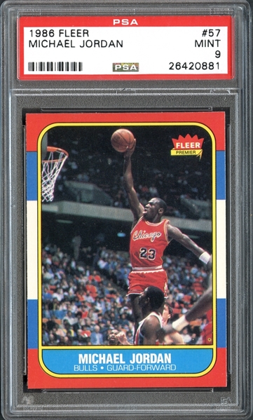 vintage basketball cards, Michael Jordan