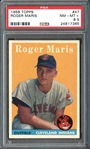 1958 Topps #47 Roger Maris PSA 8.5 NM/MT+