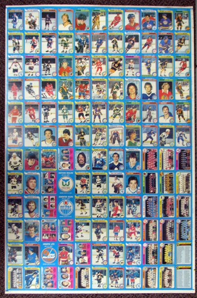 1979-80 O-Pee-Chee Hockey Complete Set on Uncut Sheets