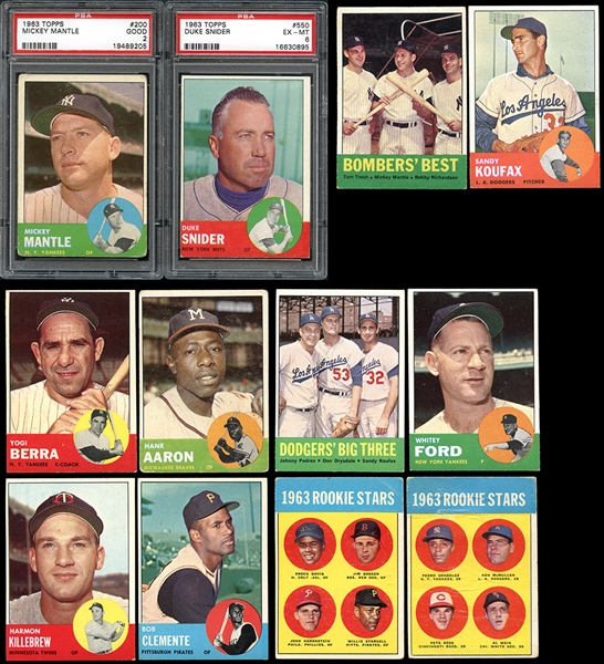 1963 Topps Complete Set