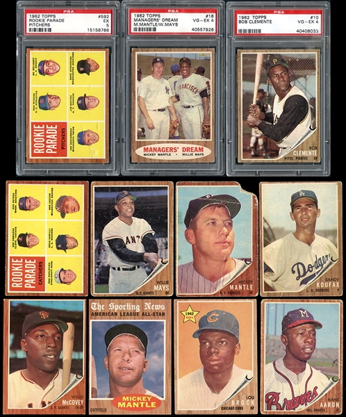 1962 Topps Baseball Complete Set