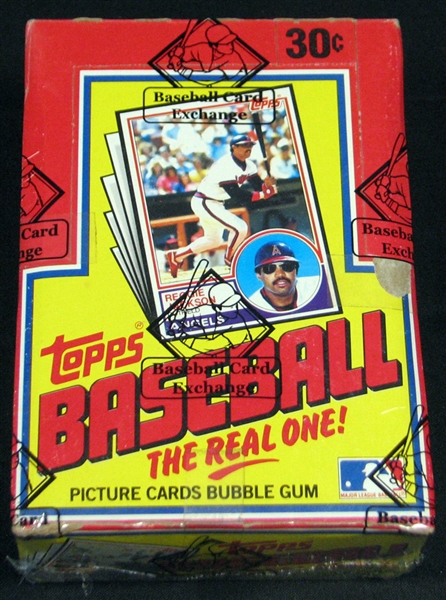 1983 Topps Baseball Unopened Wax Box BBCE