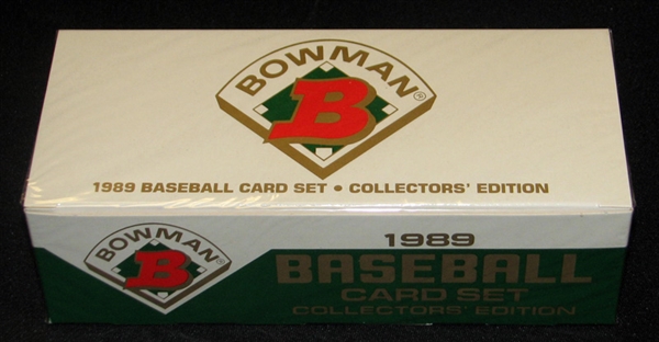 1989 Bowman Baseball Tiffany Factory Sealed Set
