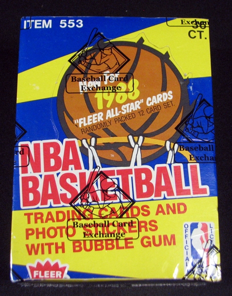 1988-89 Fleer Basketball Unopened Wax Box BBCE