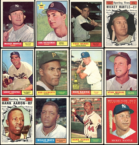 1961 Topps Baseball Complete Set