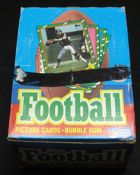 1986 Topps Football Unopened Wax Box BBCE 
