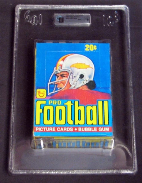 1978 Topps Football Unopened Wax Box GAI 9 MINT