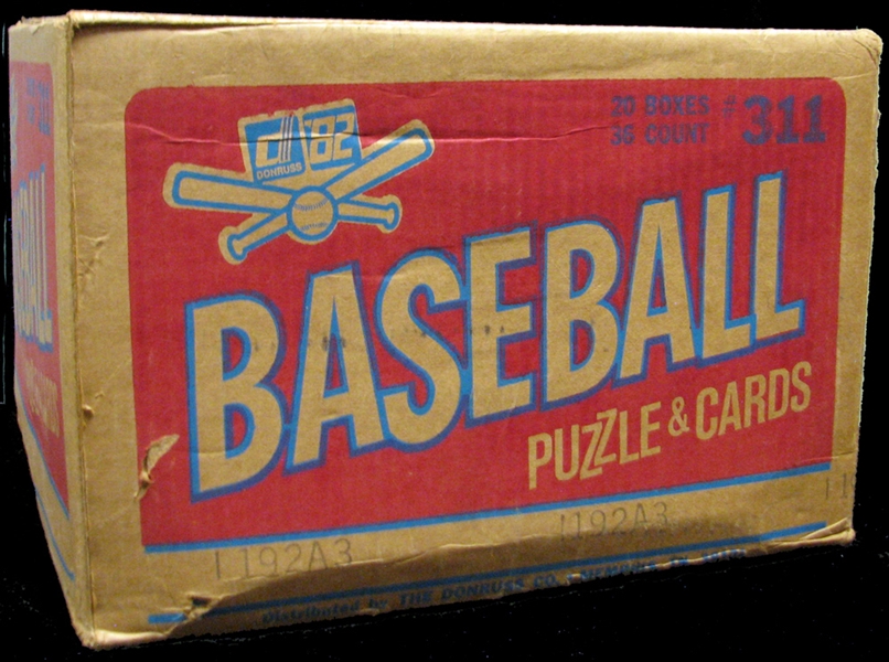 1982 Donruss Baseball Unopened Wax Box Case