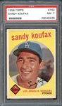 1959 Topps #163 Sandy Koufax PSA 7 NM