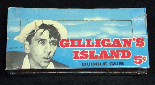 1965 Topps Gilligans Island Partial Unopened Wax Box (15/24) BBCE