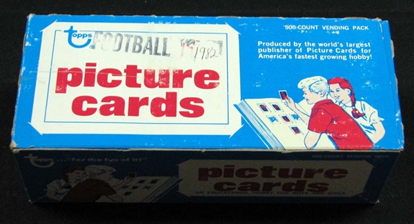 1982 Topps Football Unopened Vending Box