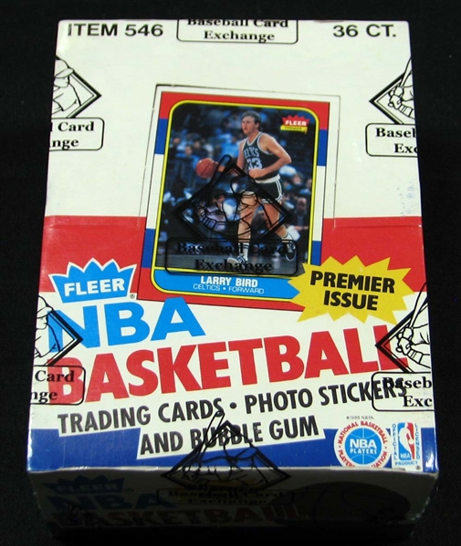 1986-87 Fleer Basketball Unopened Wax Box (BBCE)