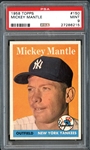 1958 Topps #150 Mickey Mantle PSA 9 MINT