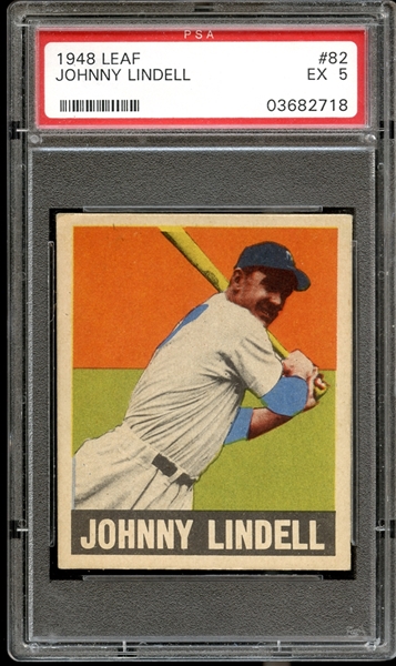 1948 Leaf #82 Johnny Lindell PSA 5 EX