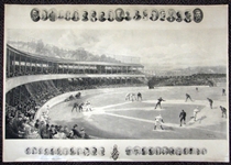 Extraordinary Example of the 1894 Temple Cup Print by Hy Sandham Signed by Sandham