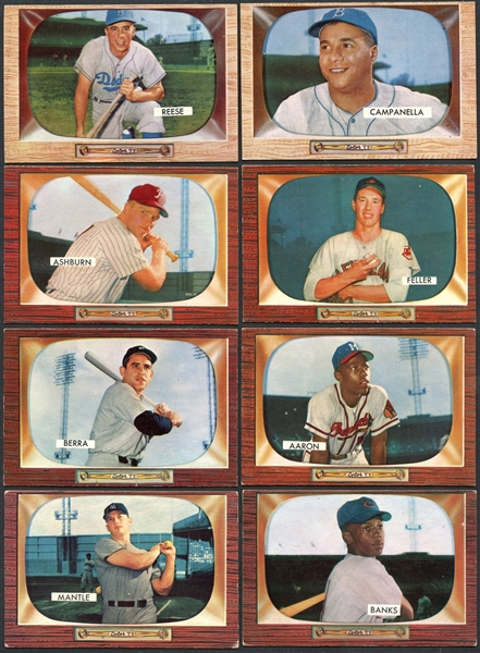 1955 Bowman Group of (88) Plus (2) Extras Loaded with HOFers and Rookies