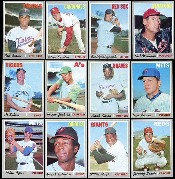 1970 Topps Exceptionally High Grade Complete Set