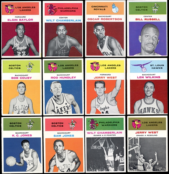 1961-62 Fleer Basketball Complete Set