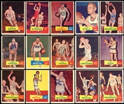 1957 Topps Near Complete Basketball Set 49/80 Includes Cousy