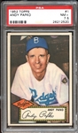 1952 Topps #1 Andy Pafko PSA 7.5 NM+