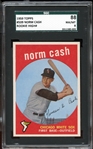 1959 Topps #509 Norm Cash SGC 88 NM/MT 8