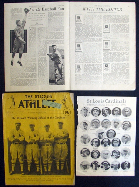 Magazine Lot of (3) Featuring Jim Bottomley