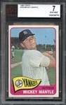 1965 Topps #350 Mickey Mantle BVG 7 NM