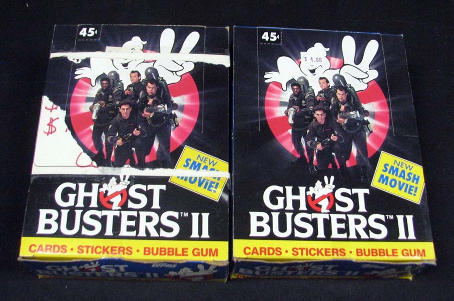 1989 Topps Ghostbusters 2 Full Unopened Wax Box Group of (2)