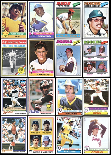 1976-79 Topps Group of (4) Complete Sets