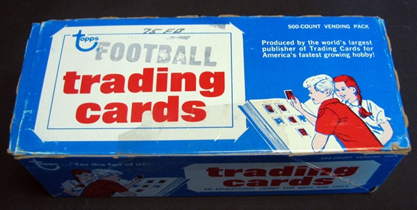 1975 Topps Football Unopened Vending Box