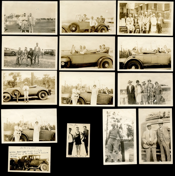 Group of (14) Original Type I Photos From the Jim Bottomley Collection Featuring Bottomley, Wheat, Simmons and Cochrane