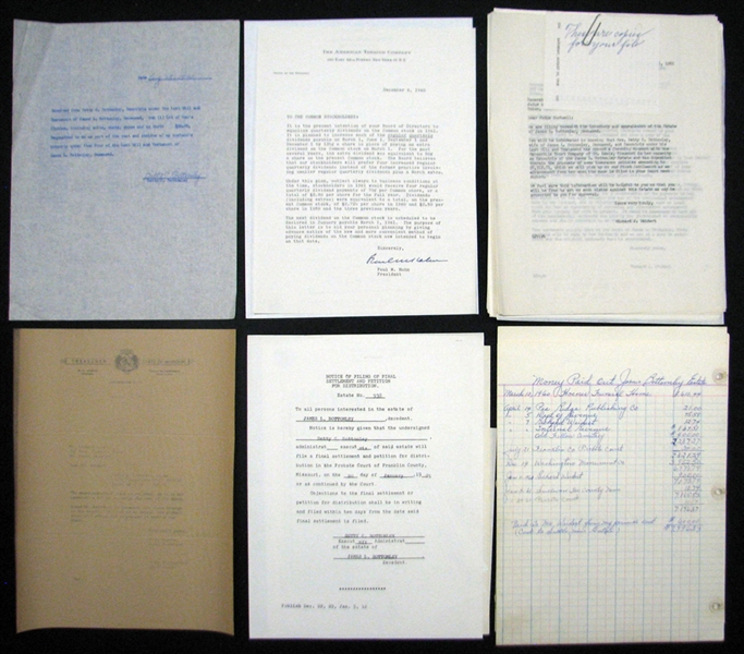Collection of Letters and Documents from the Bottomley Estate