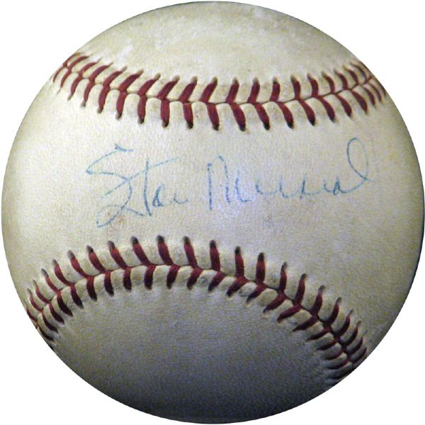 Stan Musial (Vintage 1960s Era) Single-Signed ONL (Giles) Ball