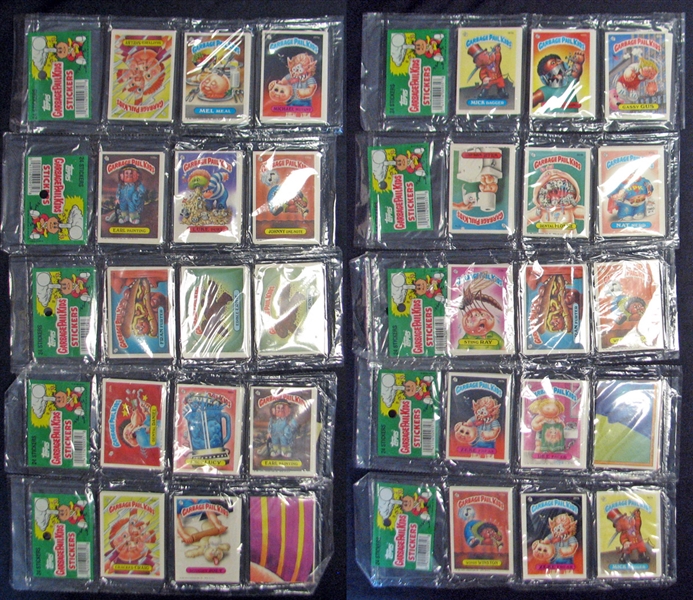 1986 Garbage Pail Kids Series 5 Unopened Rack Pack Group of (10)