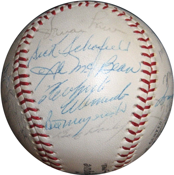 1965 Pittsburgh Pirates Team-Signed ONL (Giles) Ball with (24) Signatures Featuring Clemente