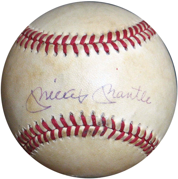 Mickey Mantle and Roger Maris Signed OAL (MacPhail) Ball JSA